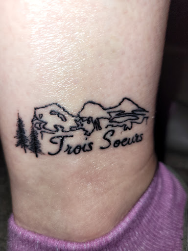 Explore dog portrait tattoo ideas, creative tattoo ideas in Mesa, available at Red Art Tattoo & Piercing Studio