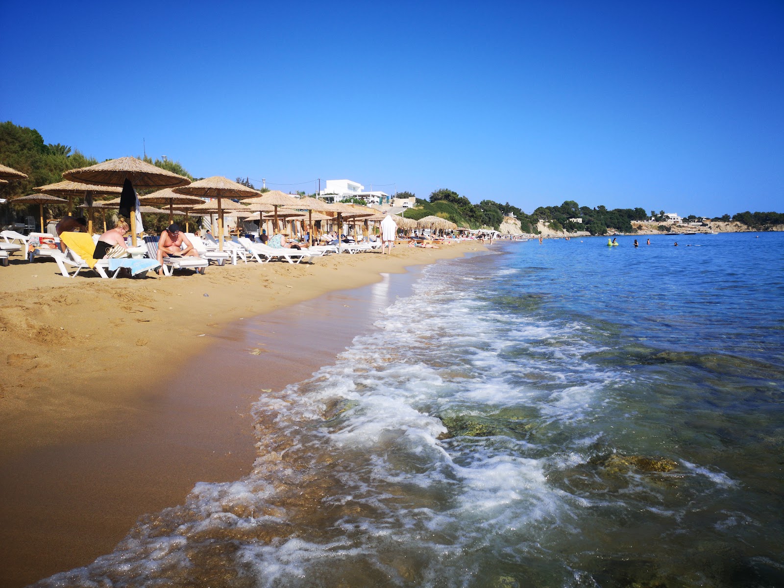Photo of Pefkos Beach with very clean level of cleanliness