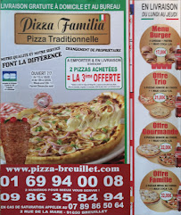 Pizzeria O Délice Pizza à Breuillet - menu / carte