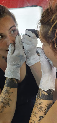 Explore star and moon tattoo ideas, creative tattoo ideas in Fort Wayne, available at drieM World Tattoos & Art Gallery