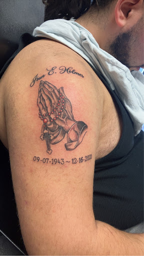 Explore hard times tattoo ideas, creative tattoo ideas in Kewanee, available at Splat Ink tattoos and piercings