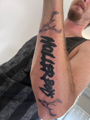 Explore sunflower sleeve tattoo ideas, creative tattoo ideas in Rogers, available at Ink Solutions Tattoo