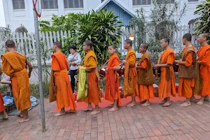 Alms Giving Ceremony in Luang Prabang image