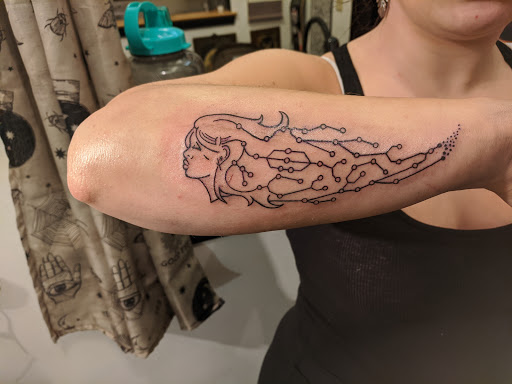 Explore tattoos for son ideas, creative tattoo ideas in Jamaica Plain, available at Fat Rams Pumpkin Tattoo