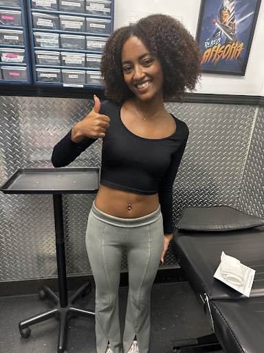 Explore lakers tattoo ideas, creative tattoo ideas in Hilliard, available at 22 Caliber Tattoo Mega Studio