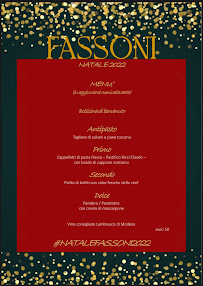 Bagno Fassoni Ristorante & Cocktail Bar à Marina di Massa carte