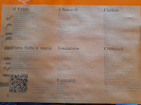 Menu du Ristorantino Friends à Spilamberto