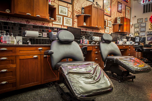 Explore boxer dog tattoo ideas, creative tattoo ideas in Chicago, available at Tattoo Factory