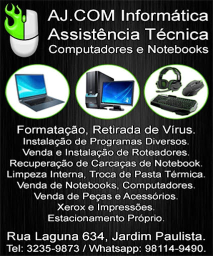 Logo da empresa - AJ Ponto Com Informática