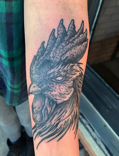 Explore tattoo ideas gambling, creative tattoo ideas in Muncie, available at Fox & Sparrow Tattoo