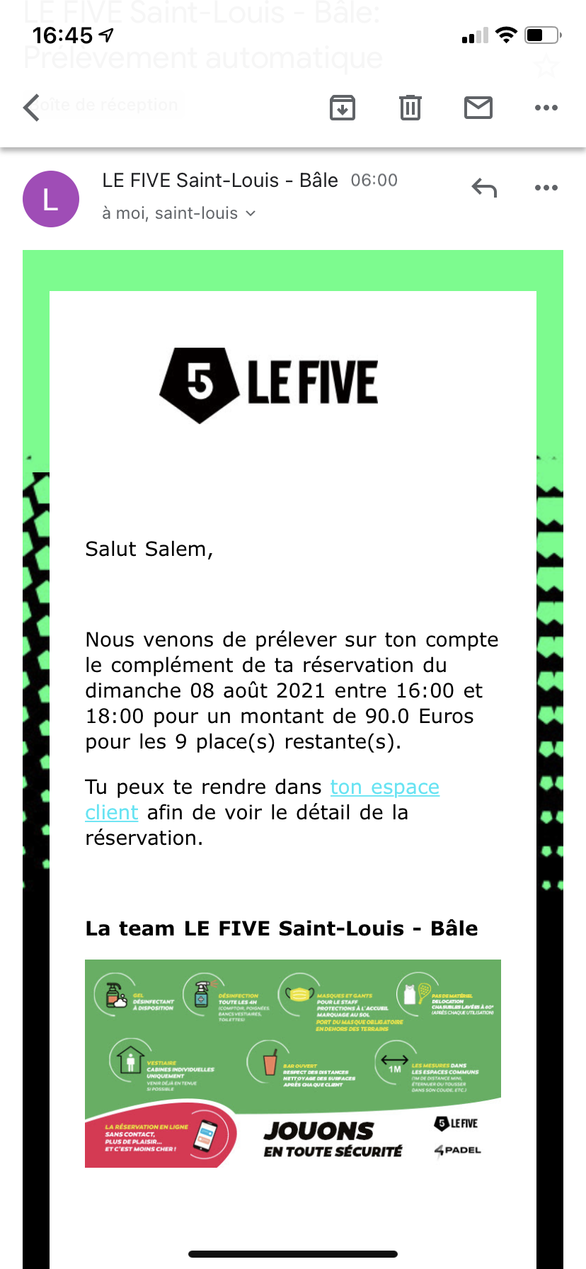 Photo n° 1 de l'avis de Salem.o fait le 09/08/2021 à 14:46