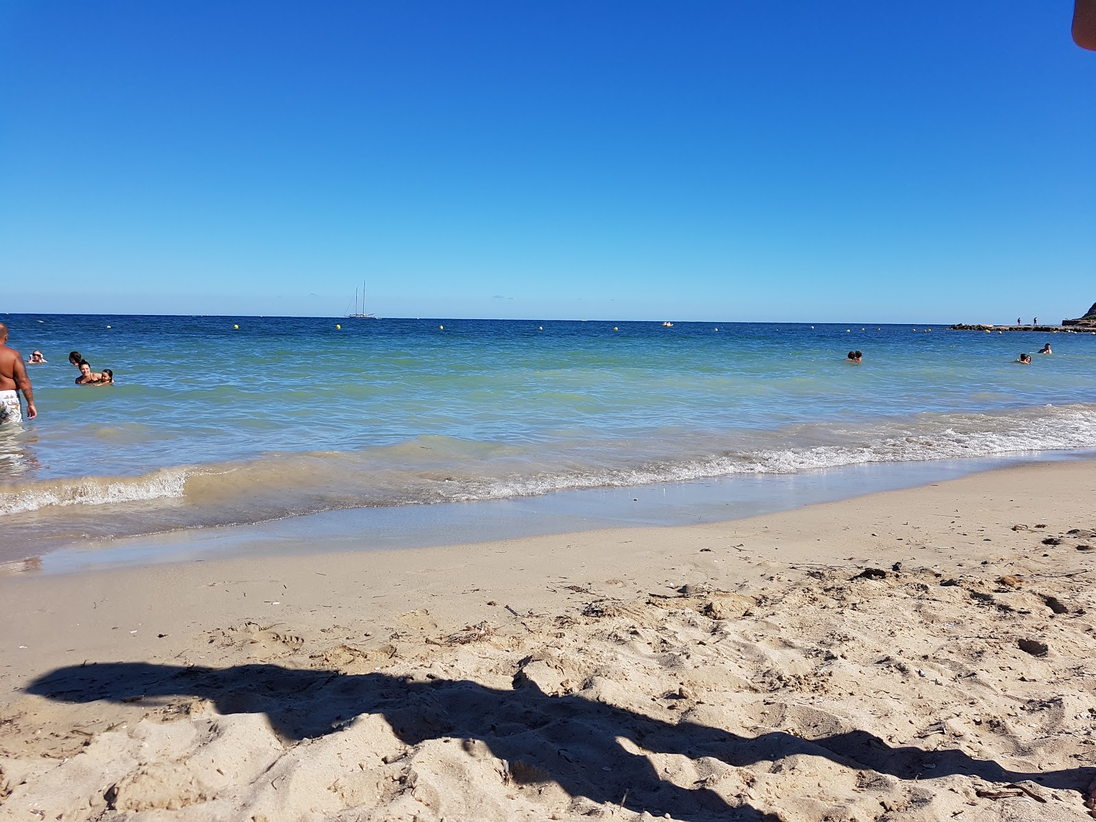 Foto av Platja de Santa Eulalia II och bosättningen