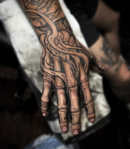 Explore volleyball tattoo ideas, creative tattoo ideas in Nashville, available at ArtWerks Studios