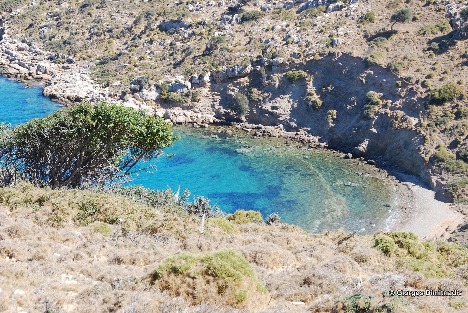 Paralia Agia Kioura II'in fotoğrafı turkuaz saf su yüzey ile