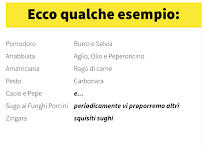 Pasta mi à Milan menu