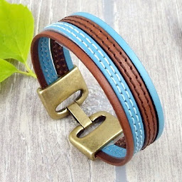 Photo n°4 de jecreemesbijoux Kits Diy Bracelets cuir à Gisors ()