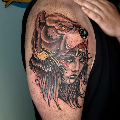 Explore vegan tattoos ideas, creative tattoo ideas in Calhoun, available at A Sailors Grave Tattoo Parlor