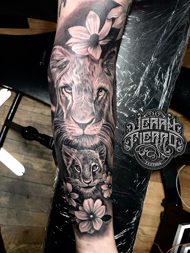 Explore gangster tattoo sleeve ideas, creative tattoo ideas in Silver City, available at Independent Ink Tattoo