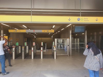 Métro ligne B Gros chêne à Rennes