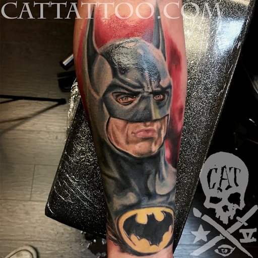 Explore sexy tattoo ideas for men, creative tattoo ideas in Addison, available at Cat Tattoo