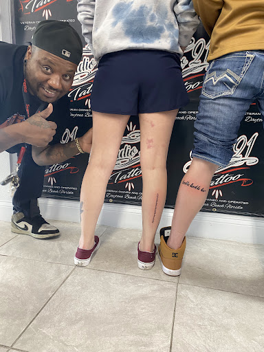 Explore tattoo ring ideas, creative tattoo ideas in Daytona Beach, available at Studio 21 Tattoo & Piercings Daytona Beach