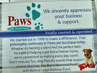 Paws pet boutique