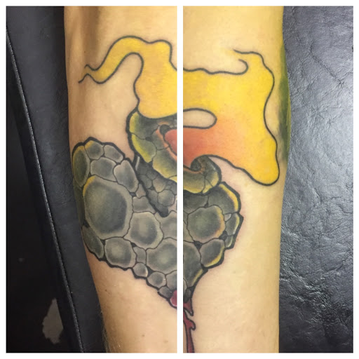 Explore tattoo ideas of dogs, creative tattoo ideas in Madison, available at ART IMMORTAL TATTOO