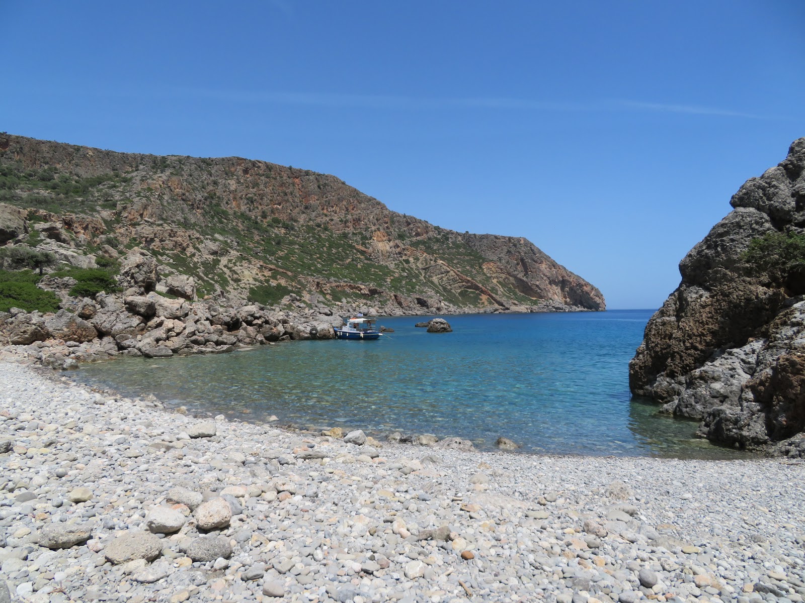 Photo de Lissos beach avec un niveau de propreté de très propre