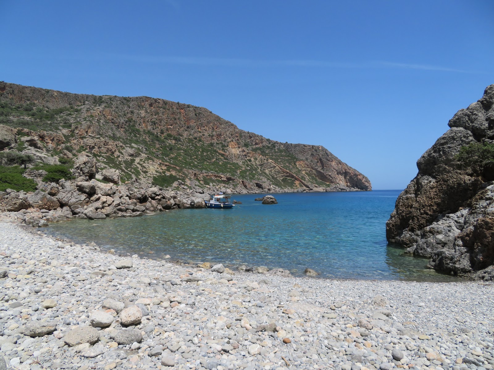 Fotografija Lissos beach z majhen zaliv