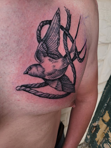 Explore brother and sister matching tattoo ideas, creative tattoo ideas in Kirksville, available at Nightshade Tattoo and Body Piercing