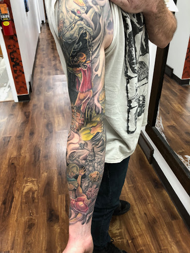 Explore halloween tattoos ideas, creative tattoo ideas in Des Moines, available at Skin Kitchen Tattoo