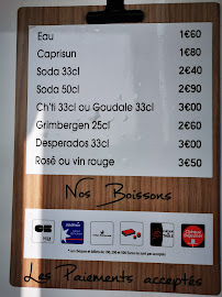 Chez Pierrot à Boulogne-sur-Mer menu