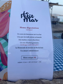 Bar-restaurant à huîtres Le Petit Mas - ETS Masson Filles à Loupian (la carte)