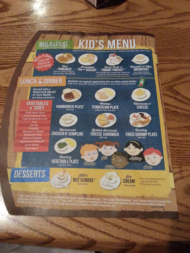 American Restaurant «Cracker Barrel Old Country Store», reviews and photos, 200 Cracker Barrel Dr, Clarksville, TN 37040, USA