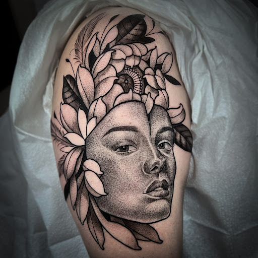 Explore overthinking tattoo ideas, creative tattoo ideas in Richmond, available at Loose Screw Tattoo