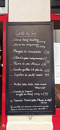 Restaurant L'Argot à Lyon - menu / carte