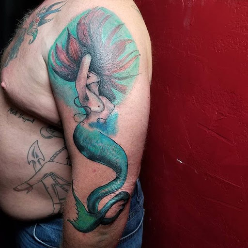 Explore dirty hands clean money tattoo ideas, creative tattoo ideas in Rowlett, available at Fresh Image Tattoo Studios