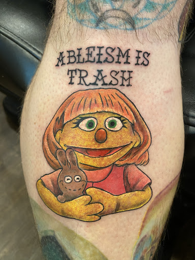 Explore behind the ear tattoo ideas, creative tattoo ideas in Des Moines, available at Hooligan Tattoo