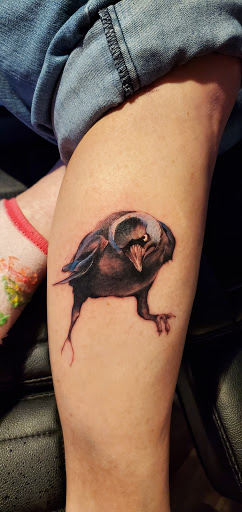 Explore rat fink tattoo ideas, creative tattoo ideas in Kalispell, available at Swindler Ink