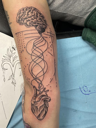 Explore handprint tattoo ideas, creative tattoo ideas in Rapid City, available at Torch Lake Ink