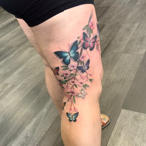 Explore thyroid tattoo ideas, creative tattoo ideas in Silver City, available at Independent Ink Tattoo