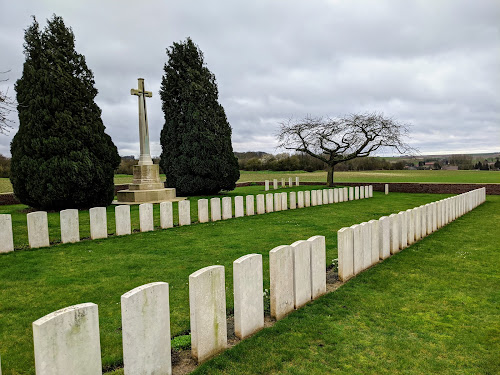 nouveau cimetière militaire de Fricourt à Fricourt