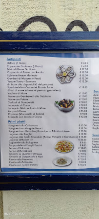Restaurant de fruits de mer Osteria Il Piccolo Porto à Milan (le menu)