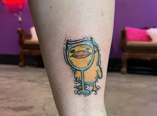 Explore barbie movie tattoo ideas, creative tattoo ideas in Willis, available at Bizarres llc at Dirtles s Design Studio