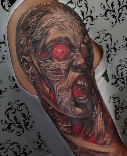 Explore cherry tattoo ideas, creative tattoo ideas in Millsboro, available at Tattoo Galaxy (Millsboro) Piercing & Custom tattoos