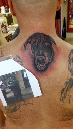 Explore english bulldog tattoo ideas, creative tattoo ideas in La Crosse, available at La Crosse Tattoo