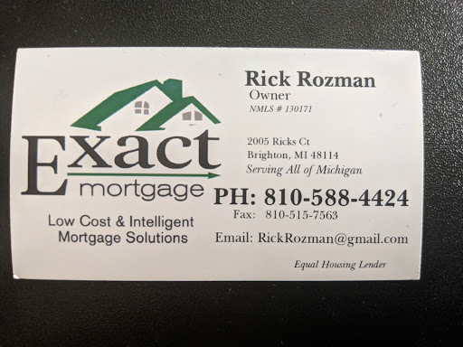 Mortgage Broker «Exact Mortgage Inc--Rick Rozman», reviews and photos