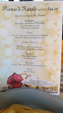 Menu / carte de La Mimosa à Collegno