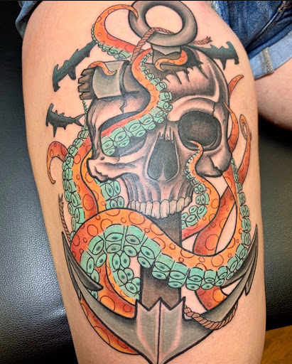 Explore mens tattoos ideas small, creative tattoo ideas in Stuart, available at Tiger Shark Tattoo Studio