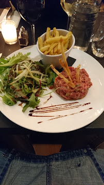 Steak tartare du Restaurant La Villa Loubésienne à Saint-Loubès - n°10